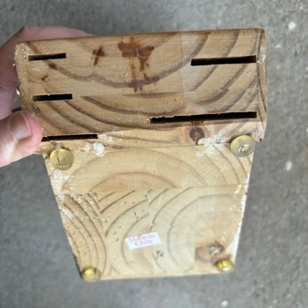 Revere Ware 13 Slot Wood Knife Holder Block